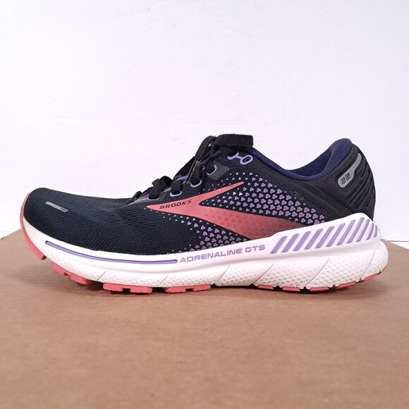 Brooks Adrenaline GTS 22 Athletic Shoes Women 9 B Black 1203531B080 Running - Picture 2 of 14